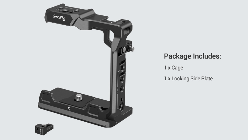 ПОЛНАЯ КОМПЛЕКТАЦИЯ УГЛОВОЙ ПЛОЩАДКИ SMALLRIG 3660 ДЛЯ SONY A7IV A7S III